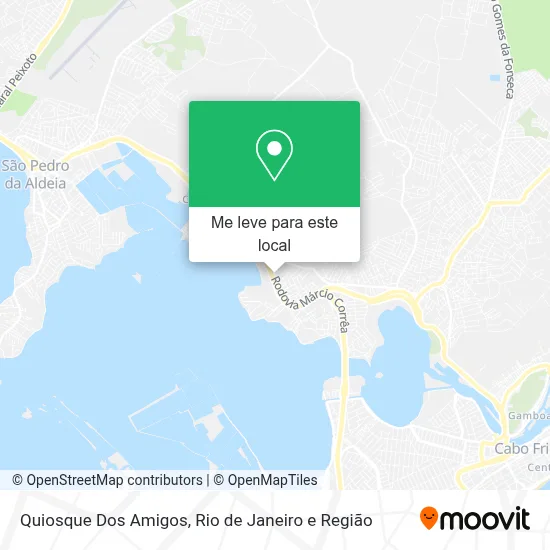 Quiosque Dos Amigos mapa