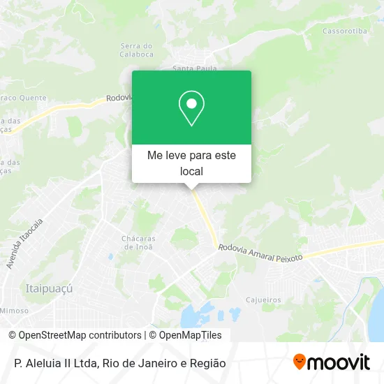 P. Aleluia II Ltda mapa