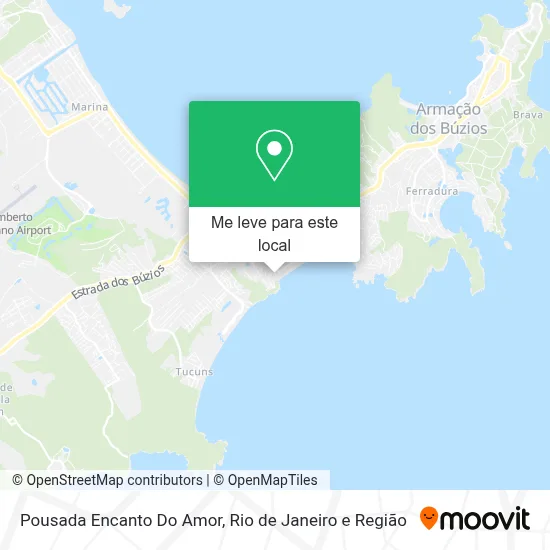 Pousada Encanto Do Amor mapa