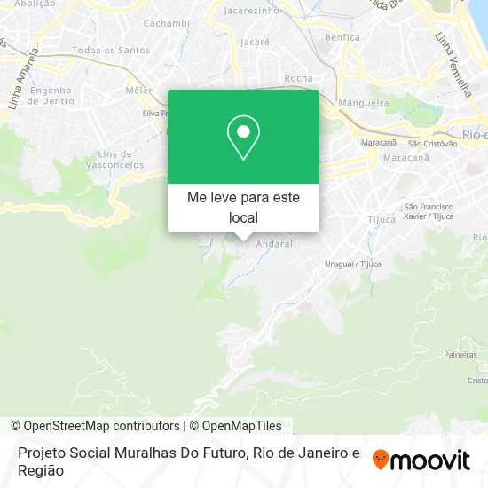 Projeto Social Muralhas Do Futuro mapa