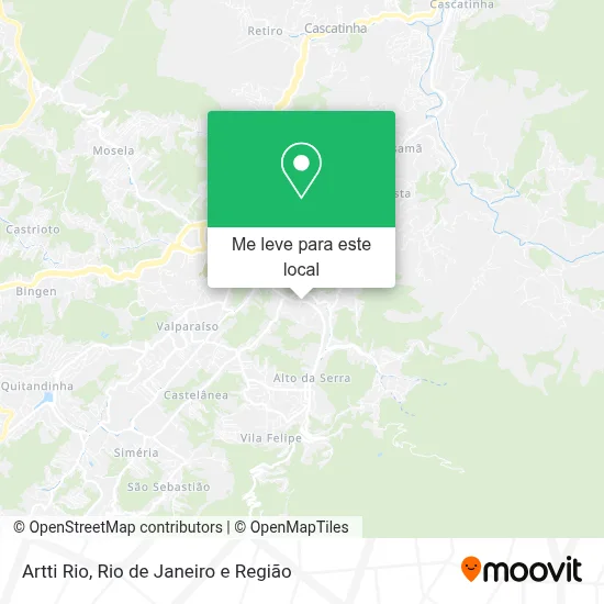 Artti Rio mapa
