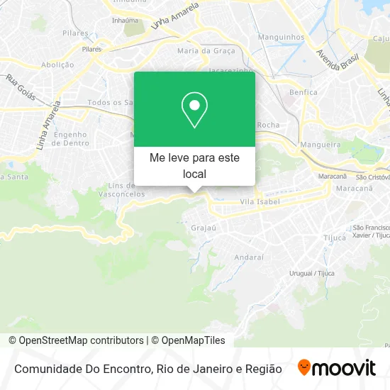 Comunidade Do Encontro mapa