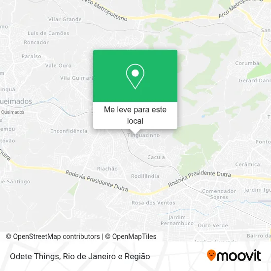 Odete Things mapa
