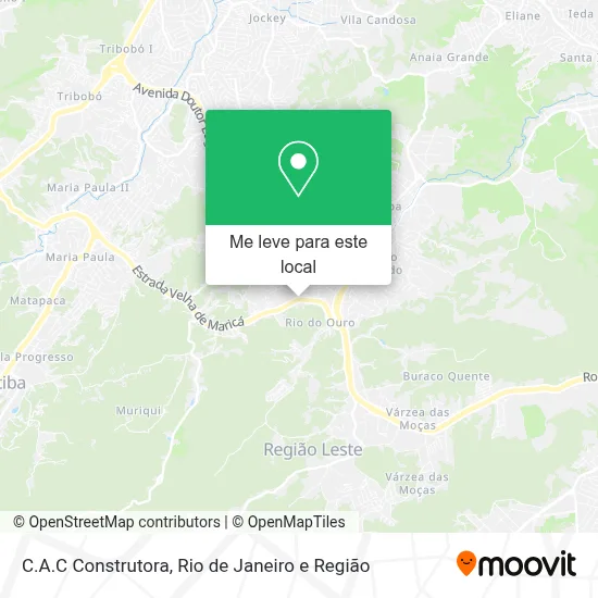 C.A.C Construtora mapa