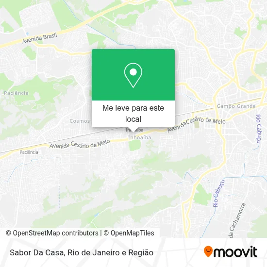 Sabor Da Casa mapa