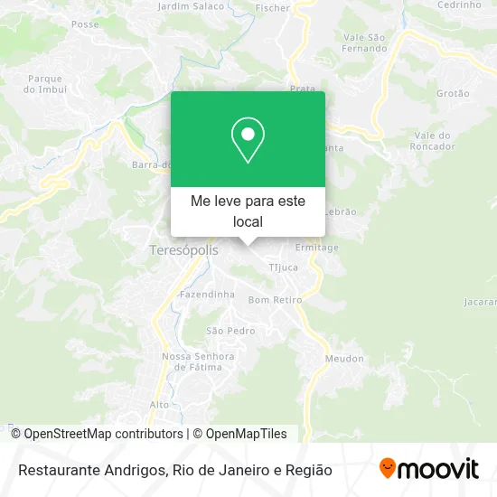 Restaurante Andrigos mapa