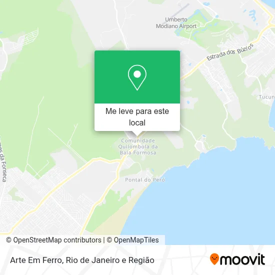 Arte Em Ferro mapa