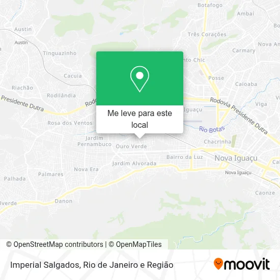 Imperial Salgados mapa