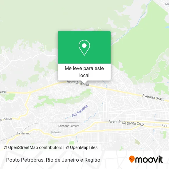Posto Petrobras mapa