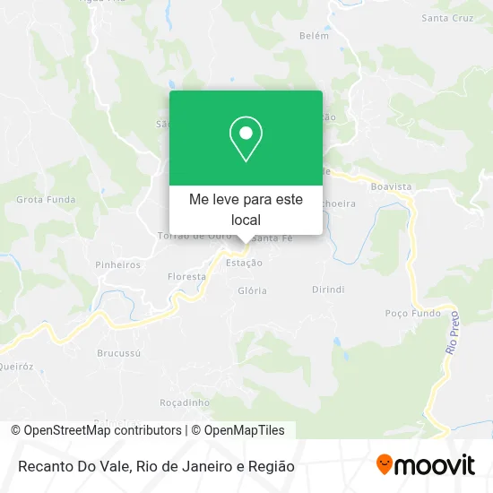 Recanto Do Vale mapa