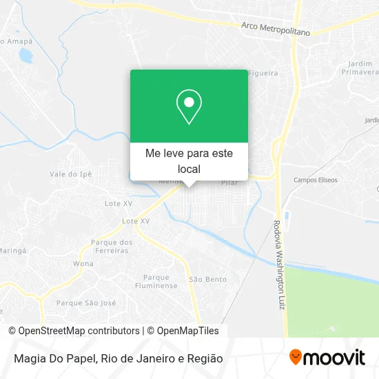Magia Do Papel mapa
