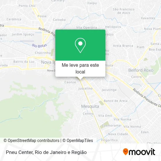Pneu Center mapa