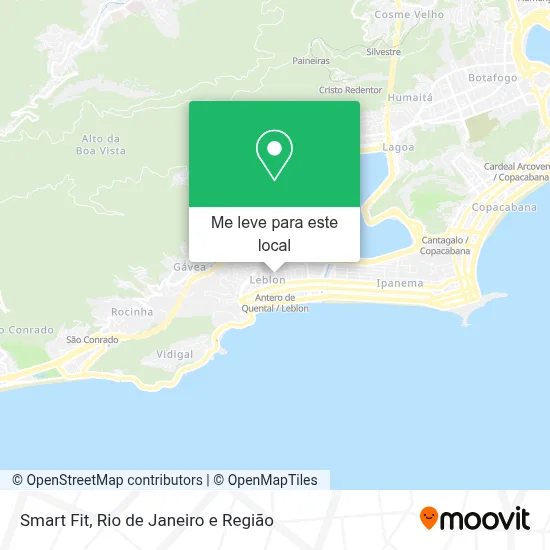 Smart Fit mapa