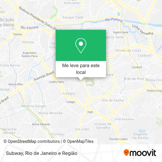 Subway mapa