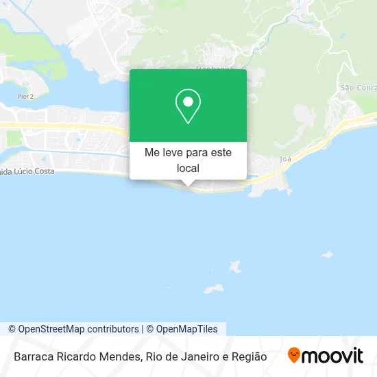 Barraca Ricardo Mendes mapa