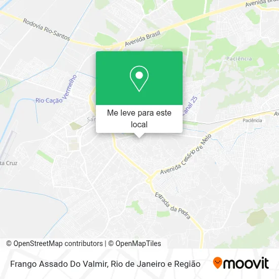 Frango Assado Do Valmir mapa