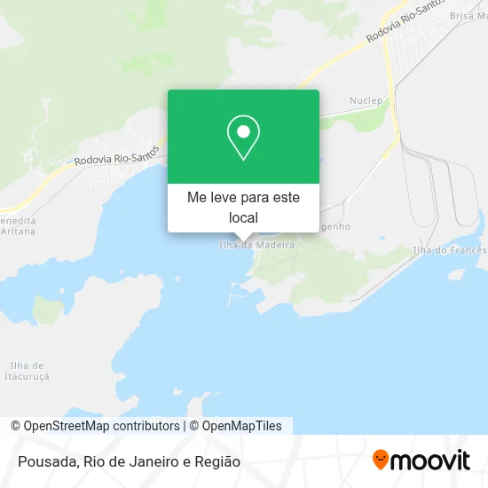 Pousada mapa