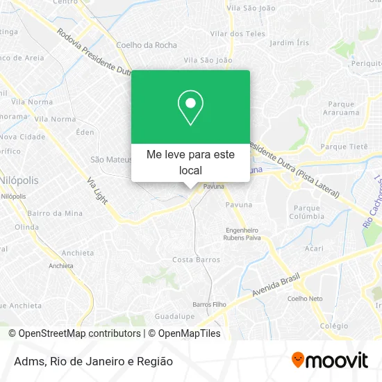 Adms mapa
