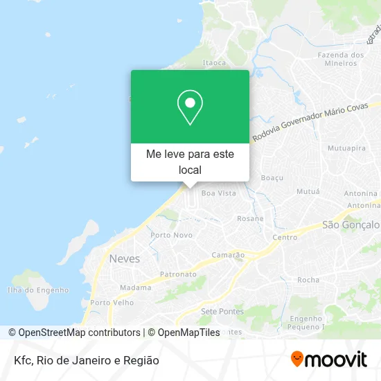 Kfc mapa