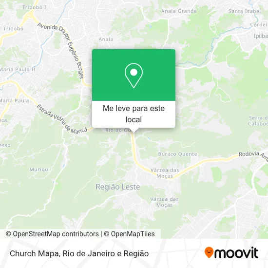 Church Mapa mapa