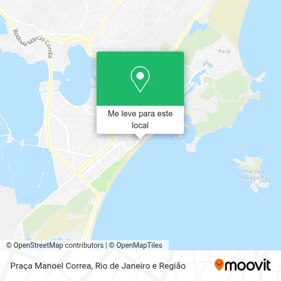 Praça Manoel Correa mapa