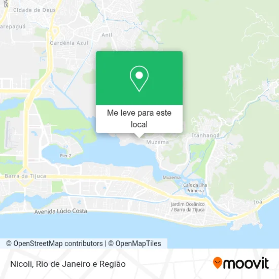 Nicoli mapa