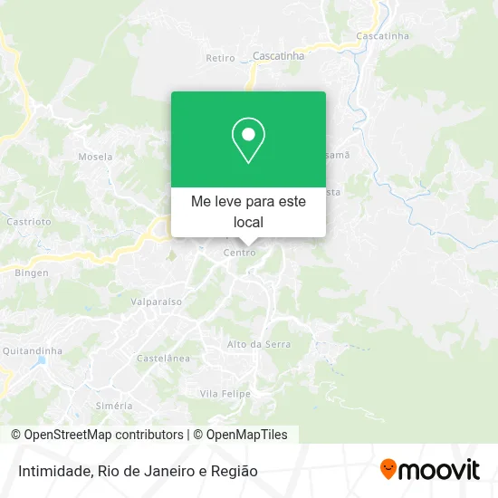 Intimidade mapa