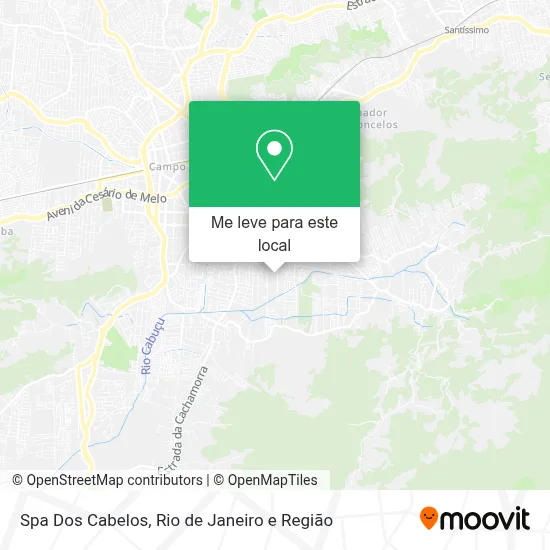 Spa Dos Cabelos mapa