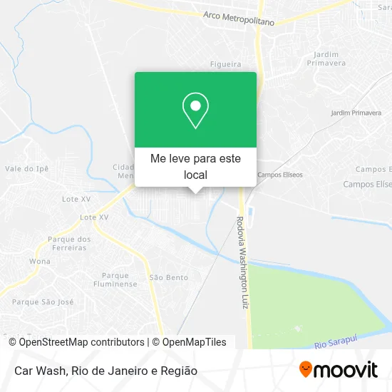 Car Wash mapa