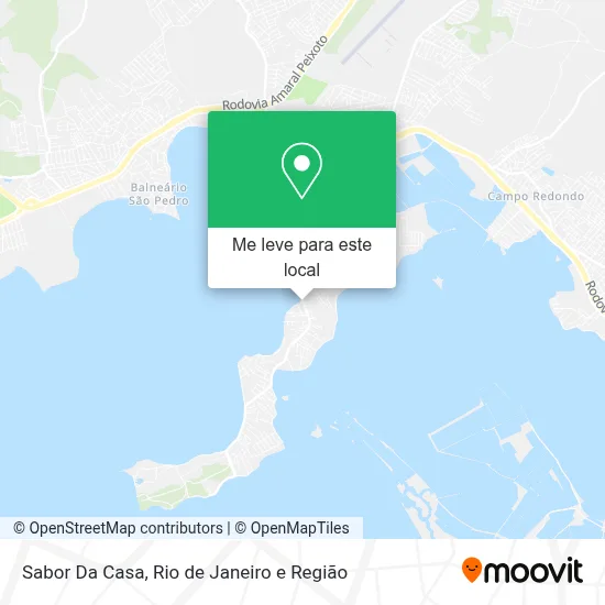 Sabor Da Casa mapa