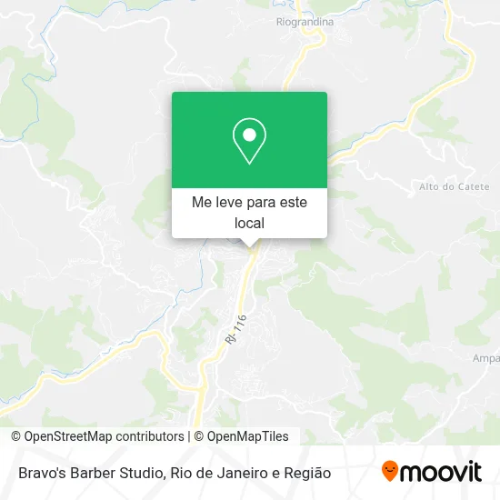 Bravo's Barber Studio mapa