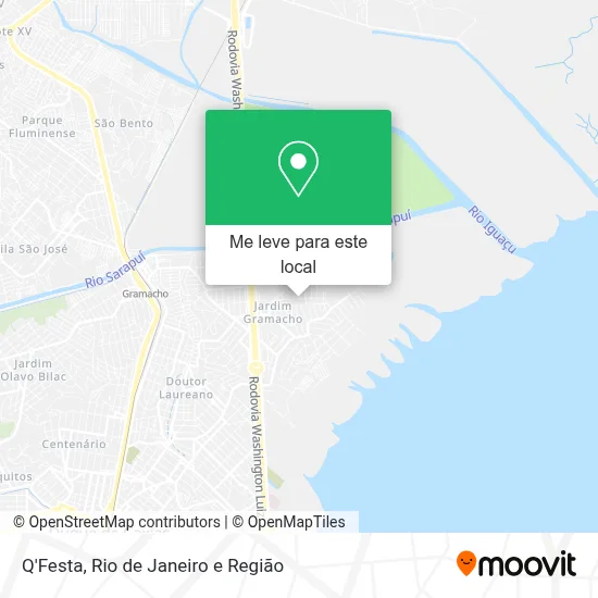 Q'Festa mapa