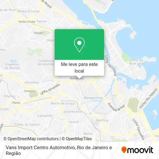 Vans Import Centro Automotivo mapa