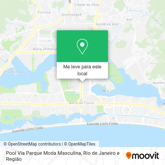 Pool Via Parque Moda Masculina mapa