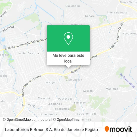 Laboratorios B Braun S A mapa