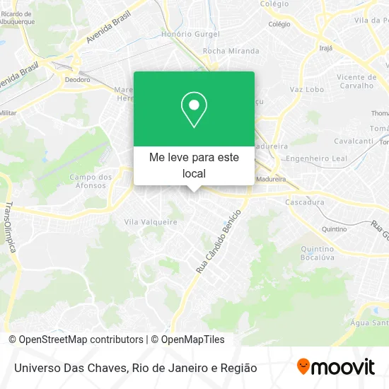 Universo Das Chaves mapa