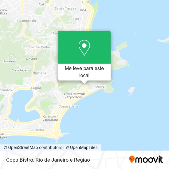 Copa Bistro mapa