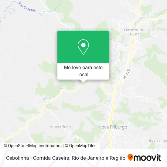 Cebolinha - Comida Caseira mapa