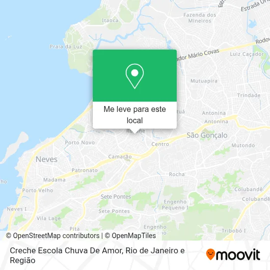 Creche Escola Chuva De Amor mapa