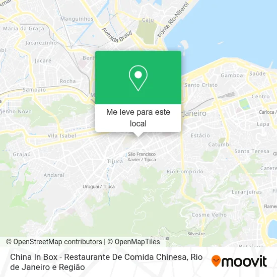 China In Box - Restaurante De Comida Chinesa mapa