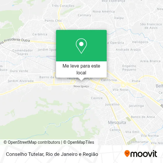 Conselho Tutelar mapa