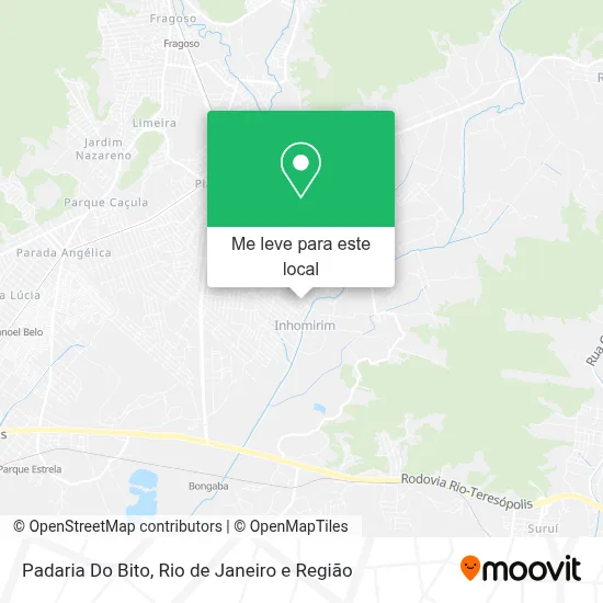 Padaria Do Bito mapa