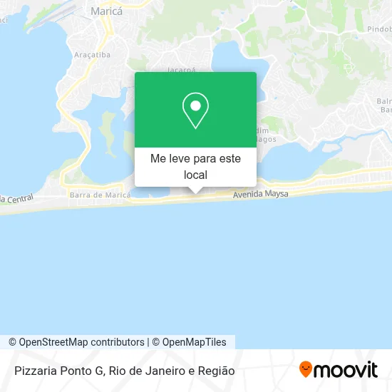 Pizzaria Ponto G mapa