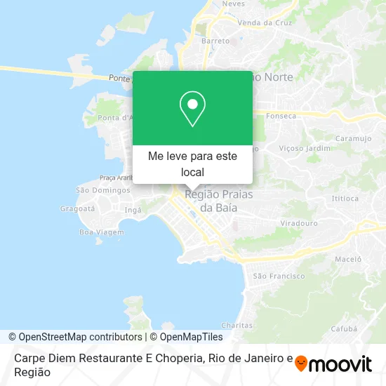 Carpe Diem Restaurante E Choperia mapa