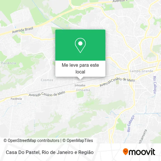 Casa Do Pastel mapa