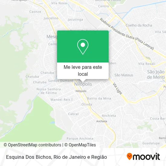 Esquina Dos Bichos mapa