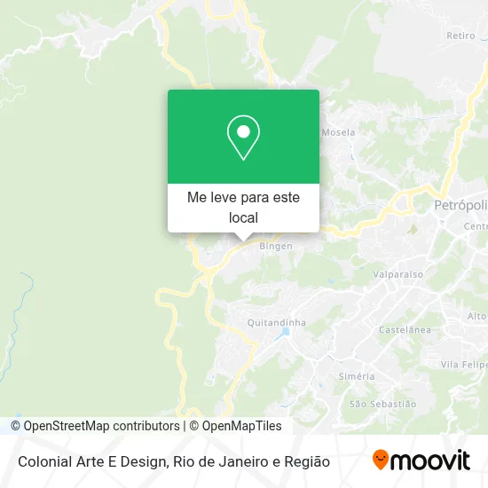 Colonial Arte E Design mapa