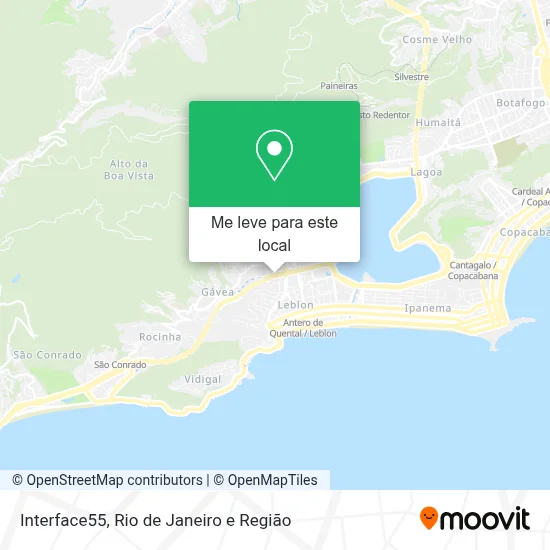 Interface55 mapa