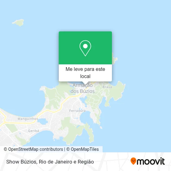 Show Búzios mapa