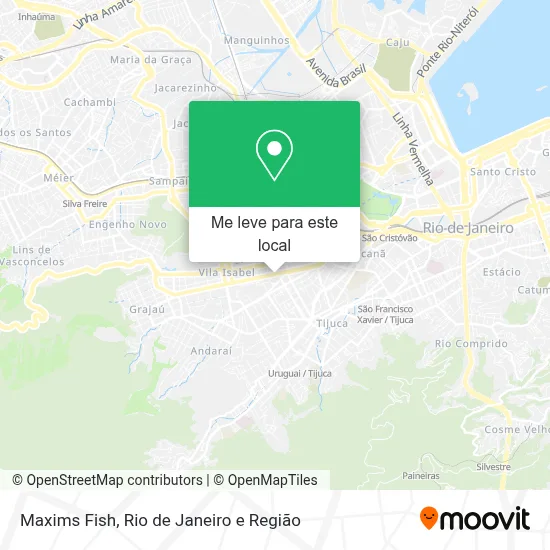 Maxims Fish mapa